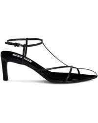Jil Sander - Interwoven-Straps Pointed-Toe Pumps - Lyst