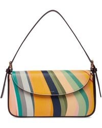 Paul Smith - Swirl Leather Shoulder Bag - Lyst