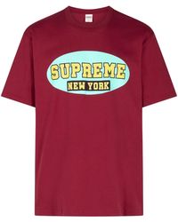 Supreme - New York Jersey T-Shirt - Lyst