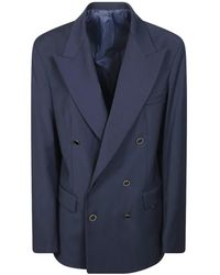 MARSĒM - Double-Breasted Peak-Lapels Blazer - Lyst