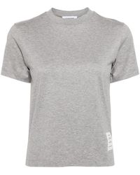 Thom Browne - Logo-appliqué Cotton T-shirt - Lyst