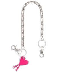 Ami Paris - Ami De Coeur Keychain - Lyst