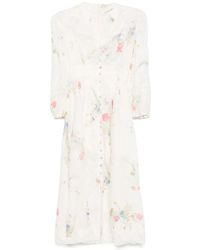 Zimmermann - Robe Lucky À Coupe Mi-Longue - Lyst