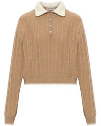 Paul & Shark - Ribbed-Knit Polo Top - Lyst