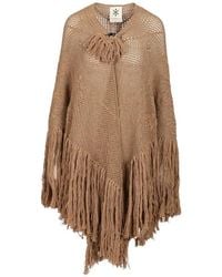 Chiara Is - Scialle Peonia Con Frange - Lyst