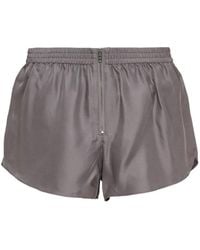 Alexander Wang - Silk Track Mini Shorts - Lyst