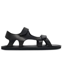 AURALEE - Double-Touch-Strap Leather Sandals - Lyst