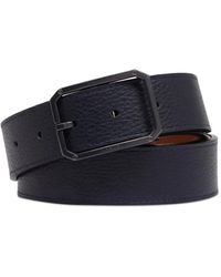 Lancel - Leather Square-Buckle Belt - Lyst