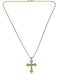 Emanuele Bicocchi - Fleury Cross Pendant Necklace - Lyst