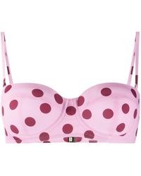 Dolce & Gabbana Bikinitop Met Stippen - Roze
