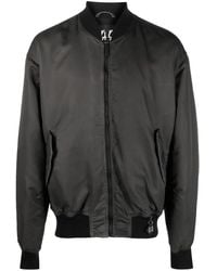 44 Label Group - Flame Logo-Print Bomber Jacket - Lyst