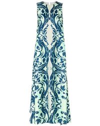 F.R.S For Restless Sleepers - Floral-Pattern Midi Dress - Lyst