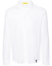 Drumohr - Piqué-weave Cotton Shirt - Lyst