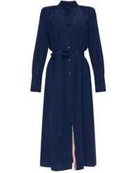 Paul Smith - Silk Belted Dress - Lyst