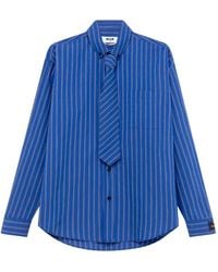 MSGM - Camisa A Rayas - Lyst