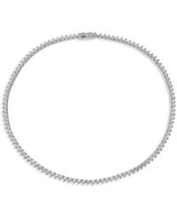 Anabela Chan - 18Kt Petite Eternity Heart Necklace - Lyst