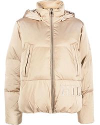 Tommy Hilfiger - Logo-Embroidered Hooded Puffer Jacket - Lyst