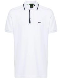 BOSS - ロゴ ポロシャツ - Lyst