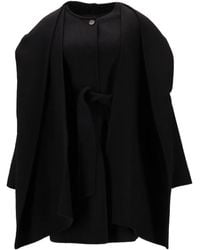P.A.R.O.S.H. - Belted Hooded Cape - Lyst