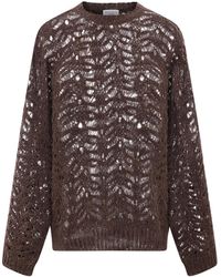 Brunello Cucinelli - Pull Brodé De Sequins - Lyst