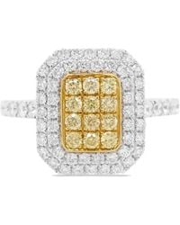 HYT Jewelry - Platinum And Diamond Cocktail Ring - Lyst