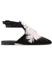 Giuseppe Zanotti - Gioia Crystal-embellished Flat Sandals - Lyst