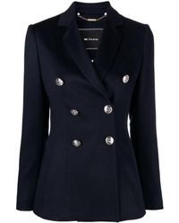Kiton - Double-breasted Brushed Blazer - Lyst