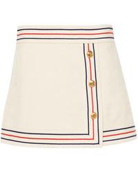 Gucci - ストライプ ミニスカート - Lyst