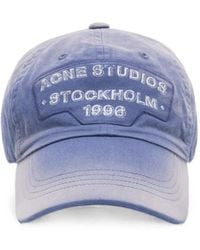 Acne Studios - Logo-Patch Baseball Cap - Lyst