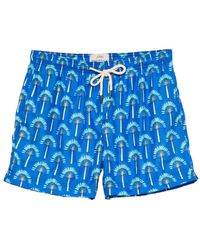 Peninsula - Badeshorts Mit Palmen-Print - Lyst