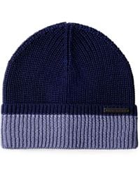 Hackett - Ribbed-Knit Wool Beanie Hat - Lyst