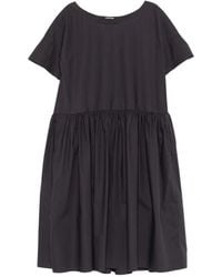 Susanne Bommer - Gathered Short-Sleeve Midi Dress - Lyst