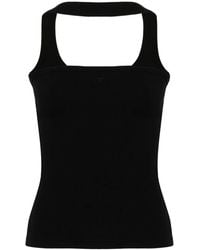 Courreges - Hyperbole 90's Top Met Geborduurd Logo - Lyst