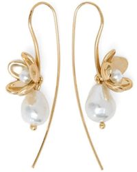 Maje - Fine Flower Earrings - Lyst