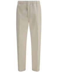 Lardini - Elasticated Trousers - Lyst