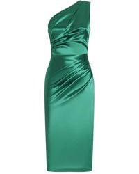 Dolce & Gabbana - One-Shoulder Stretch Satin Dress - Lyst