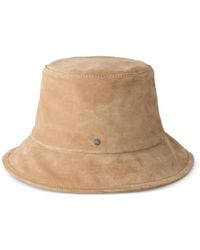 Maison Michel - Suede Bucket Hat - Lyst