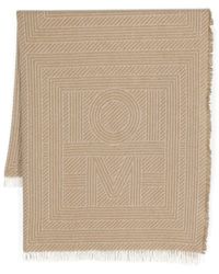 Totême - Striped Monogram Wool Scarf - Lyst