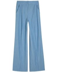 Veronica Beard - Heyser Wide-Leg Trousers - Lyst