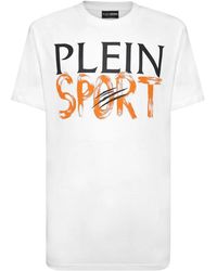 Philipp Plein - Ss Logo-Print Cotton T-Shirt - Lyst