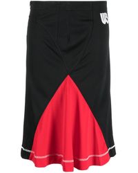 Wales Bonner - Colour-block Midi Skirt - Lyst