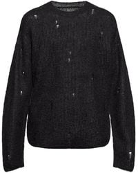 AllSaints - Edgin Distressed Sweater - Lyst