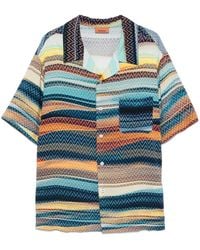 Missoni - Camisa con motivo en zigzag - Lyst
