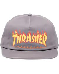 Thrasher - Flame Snapback Cap - Lyst
