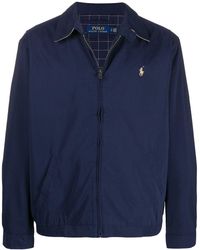 Polo Ralph Lauren - Veste zippée à logo brodé - Lyst