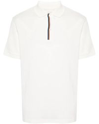 Paul Smith - Signature Stripe-Trim Polo Shirt - Lyst