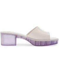 Melissa - Translucent Block-Heel Sandals - Lyst