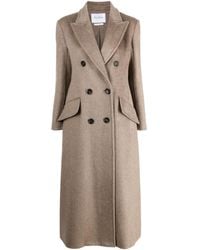 Max Mara - Double-breasted Cashmere Blend Coat - Lyst