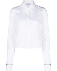Off-White c/o Virgil Abloh - Pointed-Collar Button-Up Shirt - Lyst
