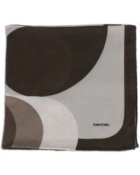 Tom Ford - Einstecktuch Mit Abstraktem Muster - Lyst